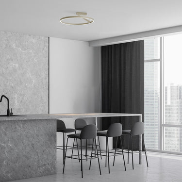 Vivida International Meridiana (bianco, bronzo, nero, sabbia, titanio) – plafoniera/applique LED dimmerabile CCT Vivida plus Lampade da soffitto